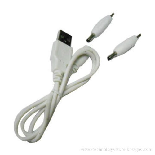 USB3.0 Data Cable (A to B) with White Color Exchangeable Plug, PVC Jacket